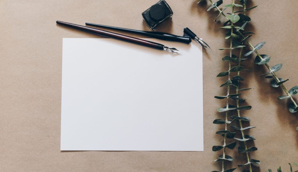 A letter about to be written