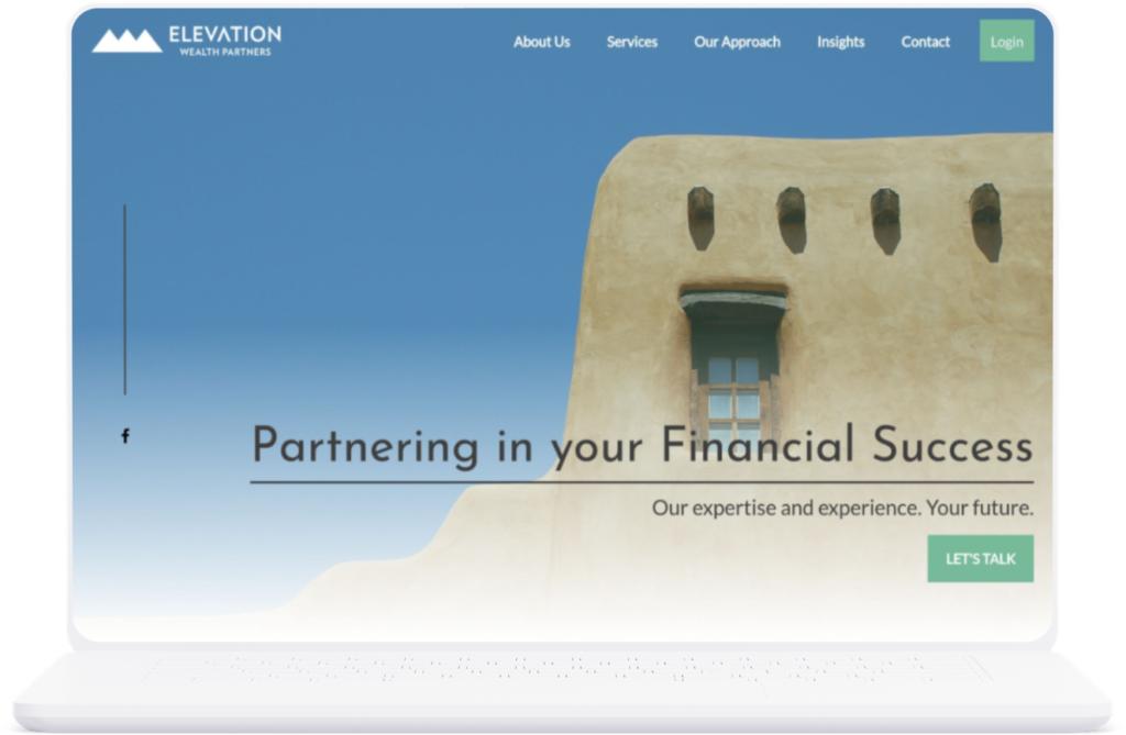 Elevation Wealth Partners Financial Advisor Website