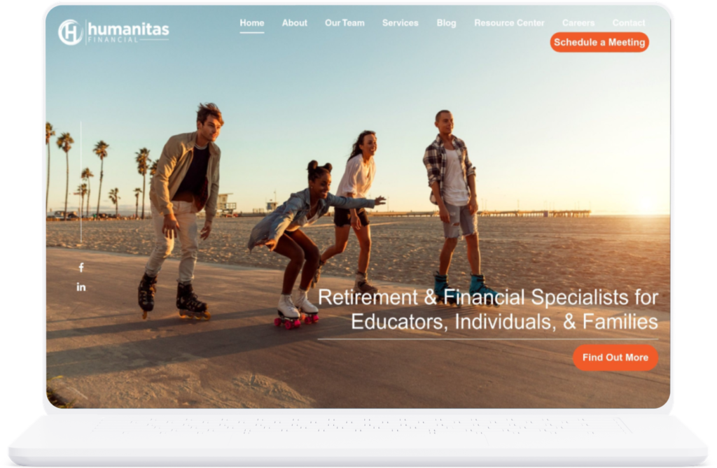 Humanitis Financial Website