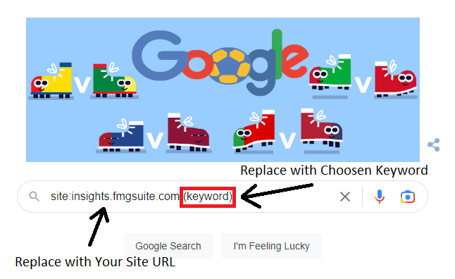 Google search for keyword