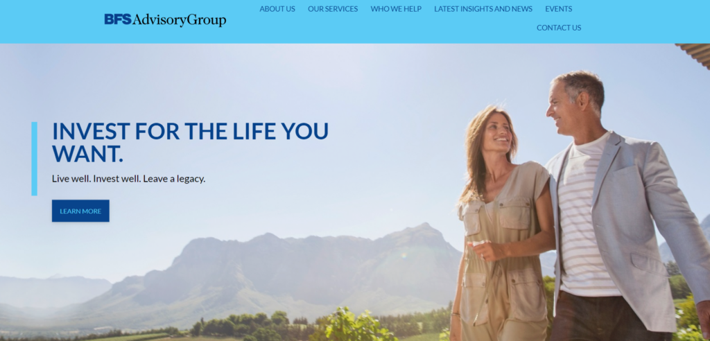 BFS Financial Advisor Homepage