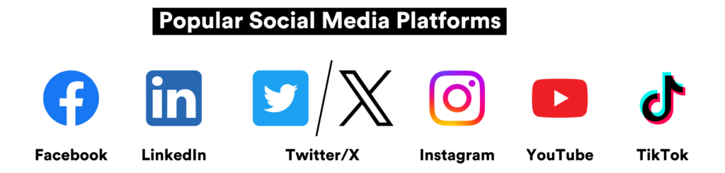 Popular Social Media Platforms